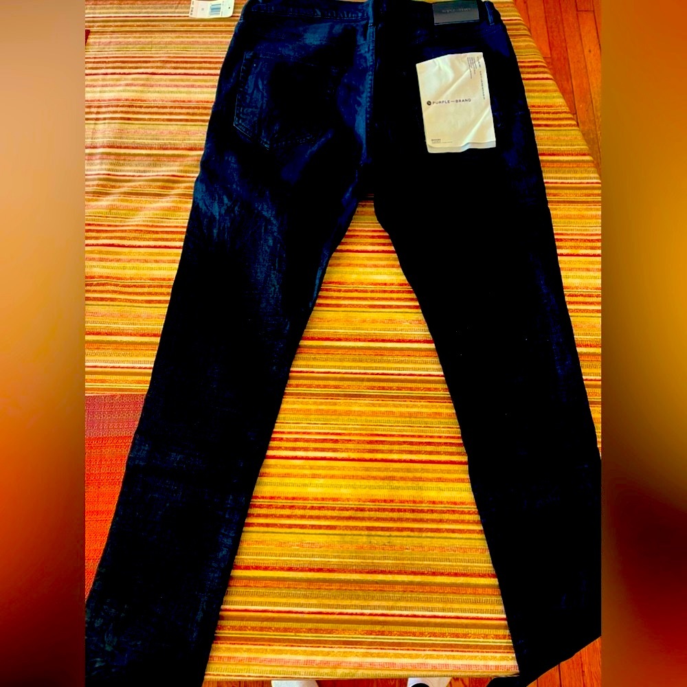 Purple brand black skinny jeans size 33 - Picture 3 of 8
